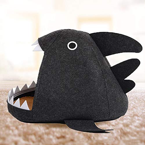 Wood.L Cojín Suave Extraíble Cama De Tiburón para Gato Pequeño Perro Cueva Cama Creativas para Mascotas Casa para Mascotas Regalo para Mascotas