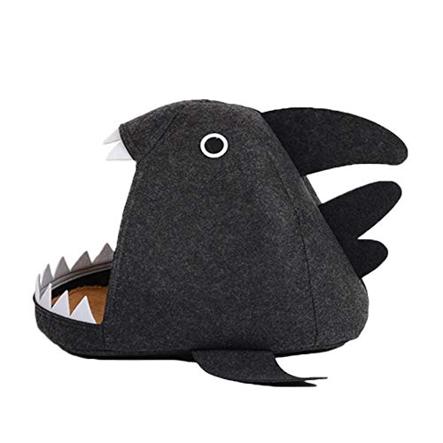 Wood.L Cojín Suave Extraíble Cama De Tiburón para Gato Pequeño Perro Cueva Cama Creativas para Mascotas Casa para Mascotas Regalo para Mascotas