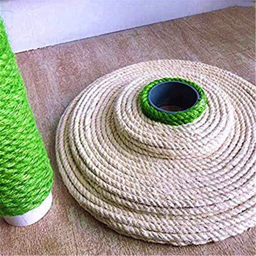 WUFENG Marco de Escalada para Gatos, Poste rascador para Gatos Cactus de 31"de Altura con Cuerda de sisal, Juguetes educativos para Gatos de Tablero para rascar Gatos, Adecuado para Todos los Gatos