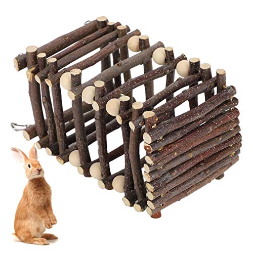 XiangXin Alimentador de Alimentos de Pasto de Applewood, alimentador de Alimentos saludables Alimentador de Alimentos de Pasto de Madera, para Gatos de Conejo