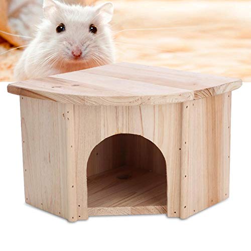 XiangXin Casa para Mascotas, fácil instalación, práctica casa de Madera para Mascotas, ratón de Madera, hámster, Chinchilla para Mascotas pequeñas