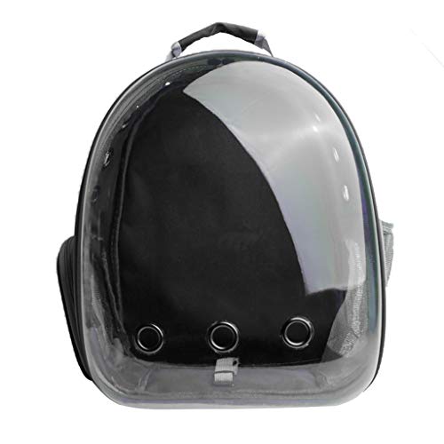 XLGX - Mochila portadora de Mascotas portátil y Transparente para Gatos, Gatitos, Perros, Conejos, Impermeable, Mochila de Transporte de Burbujas, Bolsa de Viaje para Mascotas pequeñas y Medianas