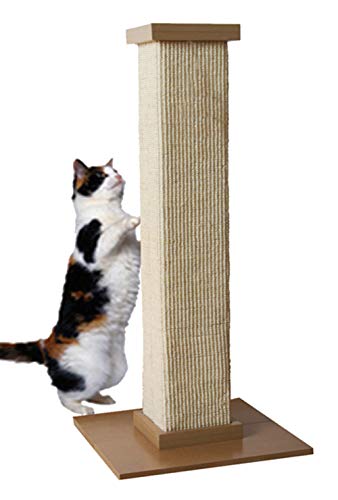XMY Gato Grande Cero Alto Puesto por arañazo de Gato Gato Gato Escalada Marco de sisal Romana Jaula para Gatos Juguete Mensaje por arañazo de Gato