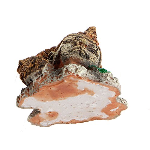 Xuniu Egipcio faraón Antigua esfinge ruinas Acuario Adorno pecera decoración (5.6x4.7cm)