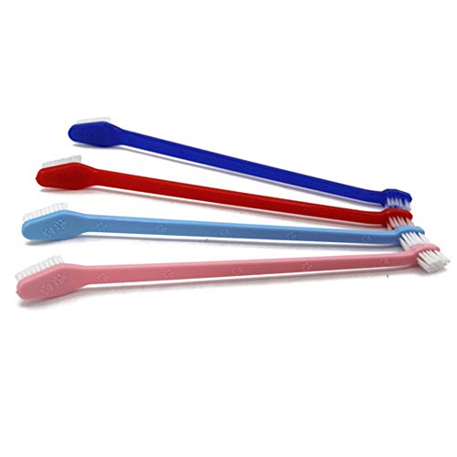Yagoal Cepillo Dientes Gato Cepillo Dientes Perro Pequeño para Cepillo de Dientes Cepillos de Dientes Suave Los Perros la Limpieza de los Dientes