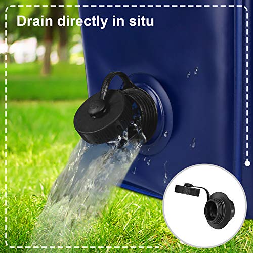 YAOBLUESEA Piscina para Perros, Plegable PVC Piscina Bañera para Gatos Animales Bebes Grandes, Adecuado para Interior y Exterior (120x30cm)