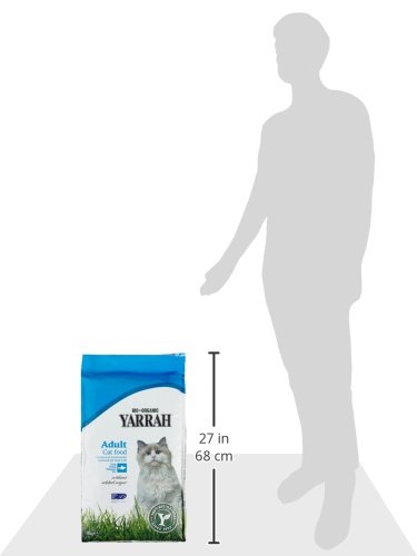 Yarrah Pescado 10 kg alimento orgánico para Gatos 1 Paquete (1 x 10 kg)
