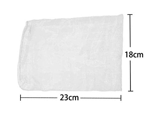 Yeemeen Bolsas de Filtro para Acuario, Bolsas de Malla para Filtro de Acuario con Cremallera, Sistemas de Filtro, Bolsa de Filtro de Malla Fina con cordón de Nailon