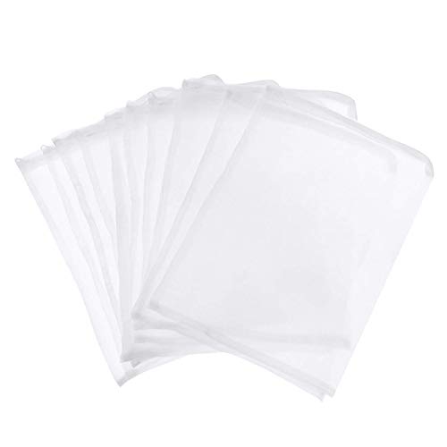 Yeemeen Bolsas de Filtro para Acuario, Bolsas de Malla para Filtro de Acuario con Cremallera, Sistemas de Filtro, Bolsa de Filtro de Malla Fina con cordón de Nailon