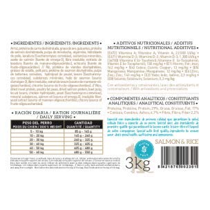 YERBERO Nature Salmon & Rice sin Gluten Hipoalergenico para Perros 3kg