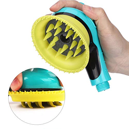 YOUTHINK Herramienta de Baño para Mascotas Interruptor Independiente para Mascotas Boquilla de Baño Masaje Cabezal de Ducha Suministros de Limpieza para Gatos Perros Caballo