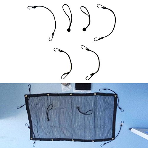 Yzki Red de seguridad universal para mascotas para coche, red de seguridad para coche, protección de malla para perros, gatos, cachorros, 115 x 62 cm (negro)