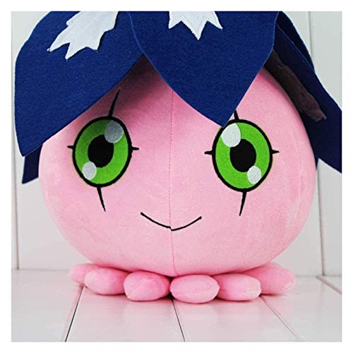 ZJSXIA Digimon Pyocomon Peluche Toys 25 cm Japón Anime Kawaii Muñecas de Relleno Suave Regalo de cumpleaños Figura Digimon