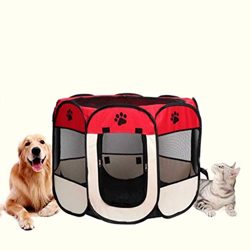 Zlw-shop Sala de Parto para Mascotas Sala de producción de Gatos Embarazo al Aire Libre Casa de la Perrera Carpa Nido Suministros para Mascotas