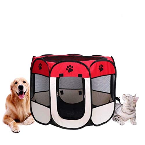 Zlw-shop Sala de Parto para Mascotas Sala de producción de Gatos Embarazo al Aire Libre Casa de la Perrera Carpa Nido Suministros para Mascotas