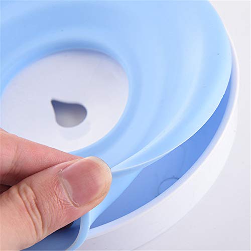 Zongha Comedero Perro Comedero Gato Bolos Criado de Gato Cuenco para Perros y Gatos Superficial de Gato De plástico de Perro Gato tazones de plástico Blue