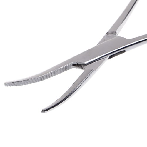zrshygs Hemostat Fórceps para Perros Perro Gato Oreja Fórceps de Limpieza Alicates De Acero para Mascotas Pinzas Pinzas Herramienta Hemostática