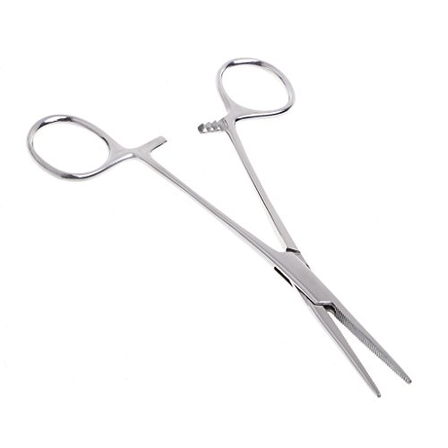 zrshygs Hemostat Fórceps para Perros Perro Gato Oreja Fórceps de Limpieza Alicates De Acero para Mascotas Pinzas Pinzas Herramienta Hemostática