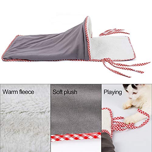 ZUOLUO Cama Gato Cama Gato Cueva Mascota Cueva para la Bolsa de Dormir Cama de Veterinario para Perros Camas para Gatos De Lujo Cama del Perro