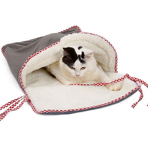 ZUOLUO Cama Gato Cama Gato Cueva Mascota Cueva para la Bolsa de Dormir Cama de Veterinario para Perros Camas para Gatos De Lujo Cama del Perro