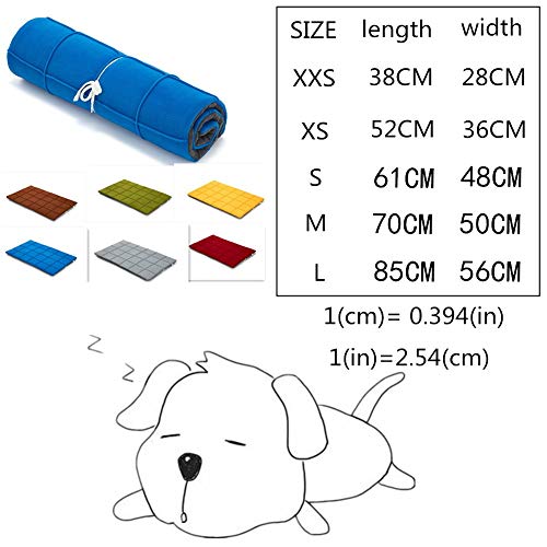 ZUOLUO Camas para Perros Manta Perro Cojin Perro Cama para Perros Cama De Perro Pequeño Almohadilla para Mascotas Suave Veterinario Cama Lavable Cama del Perro Cama del Perro Gray,XXS