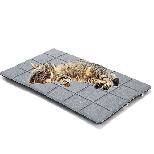 ZUOLUO Camas para Perros Manta Perro Cojin Perro Cama para Perros Cama De Perro Pequeño Almohadilla para Mascotas Suave Veterinario Cama Lavable Cama del Perro Cama del Perro Gray,XXS