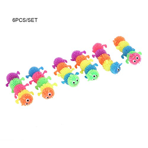 01 Juguete Colorido para morder Mascotas, 6 Piezas, Juguete para Gatos, Juguete para Gatos de Dibujos Animados, para prevenir rugidos al Azar para prevenir la Anorexia de Mascotas