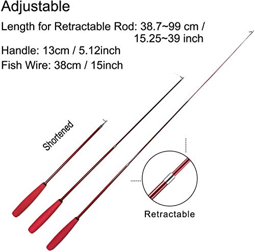 10 PCS Juguete Para gato, varita interactiva retráctil para gato con recambios con campanas plumas gusanitos ratone, caña para gatos , juguetes interactivos para gatos magic wand