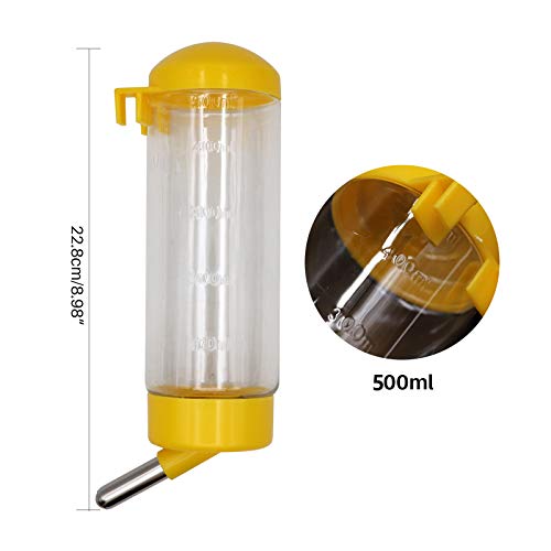 2 Bebederos Conejos,Bebedero Conejo Automatico,Bebedero Cobaya Antigoteo, para Bebederos AutomáTicos Conejos Gatos HáMsters Perros(Colores Aleatorios)