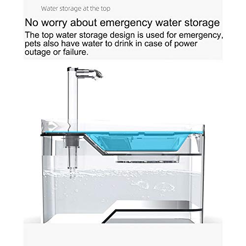 2020 nuevo dispensador de agua de gato dispensador de agua de perro dispensador de agua transparente inteligente sensor ultra silencioso dispensador de agua para mascotas