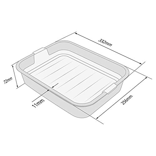 4BIG.fun - Primera Taza de Inodoro para Gatos Caja de Arena para Inodoro Gatitos Gatitos Gatos jóvenes - Bandeja de Inodoro con tamiz de Limpieza -