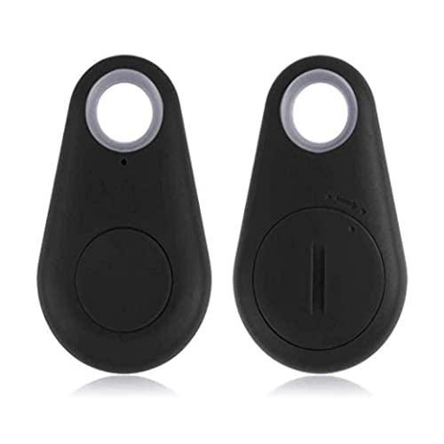 AAMM Perseguidor de perros para mascotas Smart GPS Tracker Localización portátil Rastreador de etiquetas para mascotas Alarma Cartera Key Tracker (negro)