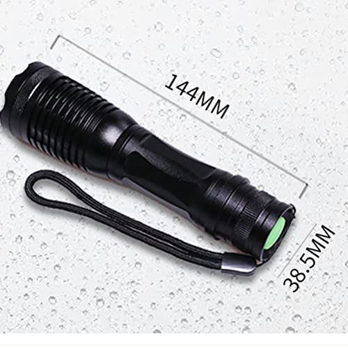 ABOOFAN Zoom LED Fuente de luz doble Luz remota Linterna UV Mini Detector de orina para mascotas sin batería (negro)