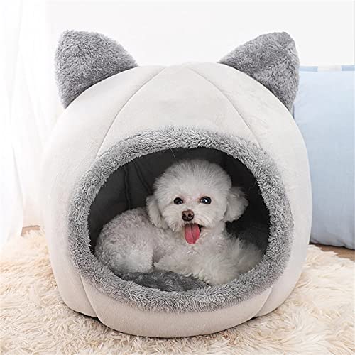 Accesorios para Cama de Perro, Productos Cerrados para Mantener el Calor, Productos para Mascotas Nesk, caseta cómoda extraíble, Lavable, Animales pequeños, casa para Gatos Chihuahua,36*36*36cm