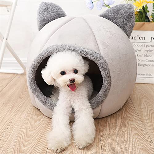 Accesorios para Cama de Perro, Productos Cerrados para Mantener el Calor, Productos para Mascotas Nesk, caseta cómoda extraíble, Lavable, Animales pequeños, casa para Gatos Chihuahua,36*36*36cm
