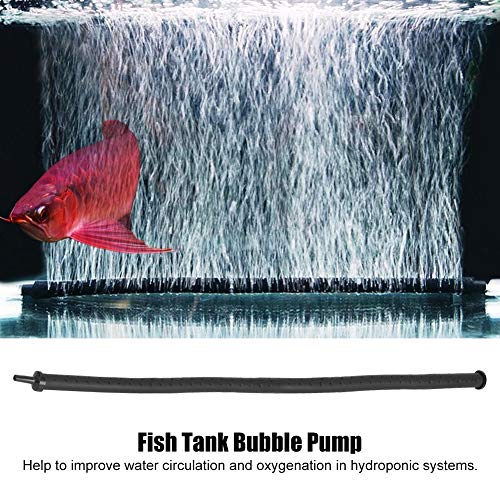 Acuario Barra de burbujas de aire de plástico flexible pared difusor de aire tanque de peces piedra de liberación de burbujas de oxígeno difusor de barra (45 cm)