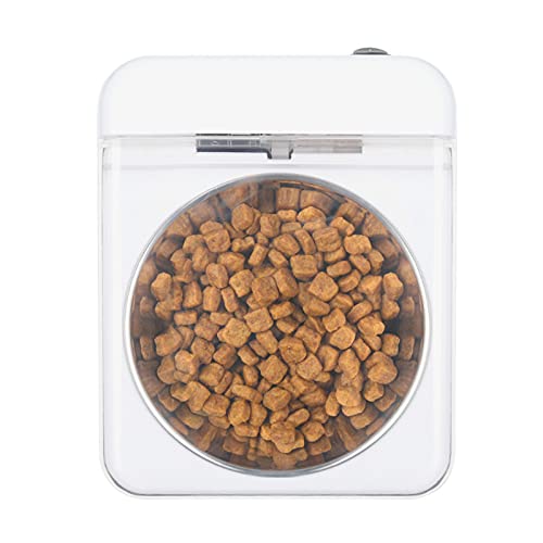 ACUPUP Comedero automático inteligente con sensor infrarrojo para mascotas, 350 ml, adecuado para gatos y perros pequeños y medianos.