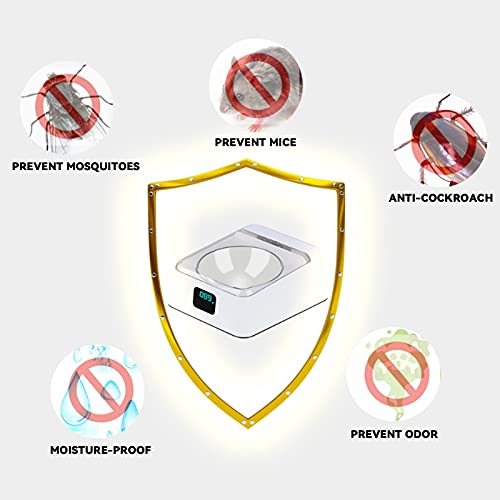 ACUPUP Comedero automático inteligente con sensor infrarrojo para mascotas, 350 ml, adecuado para gatos y perros pequeños y medianos.