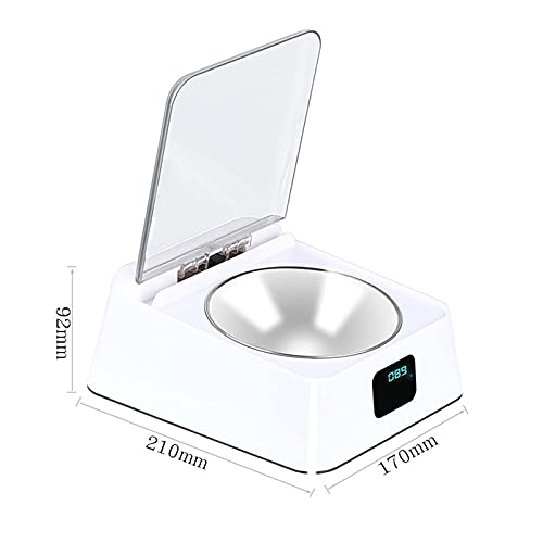 ACUPUP Comedero automático inteligente con sensor infrarrojo para mascotas, 350 ml, adecuado para gatos y perros pequeños y medianos.