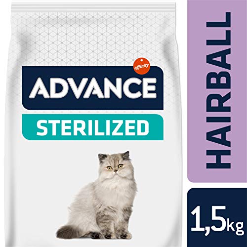 Advance Hairball Pienso para Gatos Esterilizados - 1,5Kg x 4