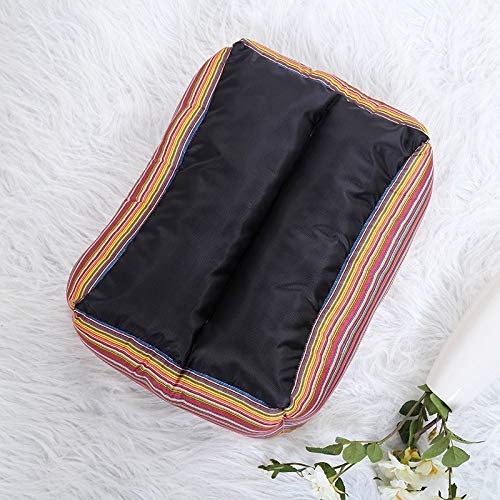 Aigou Cama De Perro Esteras De La Cama del Perro del Animal Doméstico Camas del Perro De Rayas De Colores Suaves para Perros Grandes Sofás Perreras Casa De Gato Gran Manta para Animales Suministros