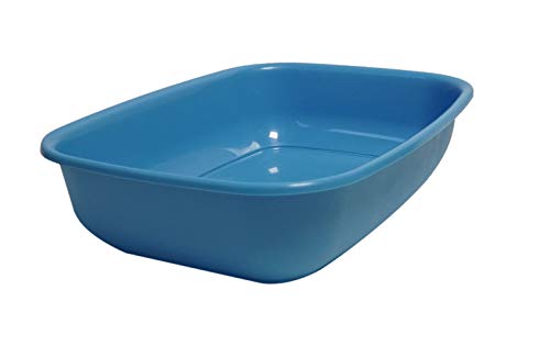 Aimé Caja de arena sin llanta/borde redondeado para gato, 43 x 31 x 10 cm, 0,3 kg 9 (colores variados )
