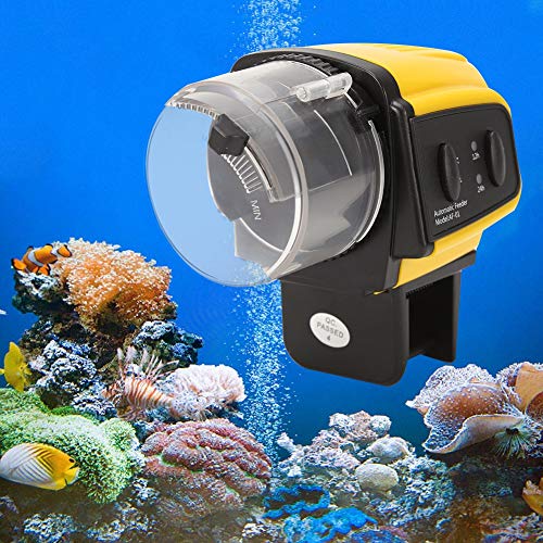 Alimentador Automático de Alimentos para Peces Digital para Acuario Casero Tanque
