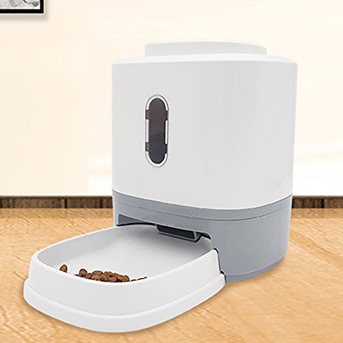 Alimentador Automático para Gatos Alimentador Automático Casero de 1.5L para Mascotas Dispensador Portátil de Alimentos para Perros Alimentador Disparador para Gatos Y Perros