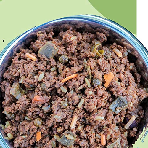 Alimento Natural casero para Perros, húmedo con Carne Fresca y Verduras Frescas - 90% Carne Knatur (12x600gr) (Mix (Pollo) - (Cordero, Pollo))