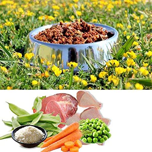 Alimento Natural casero para Perros, húmedo con Carne Fresca y Verduras Frescas - 90% Carne Knatur (6x600gr) (Cordero y Pollo)