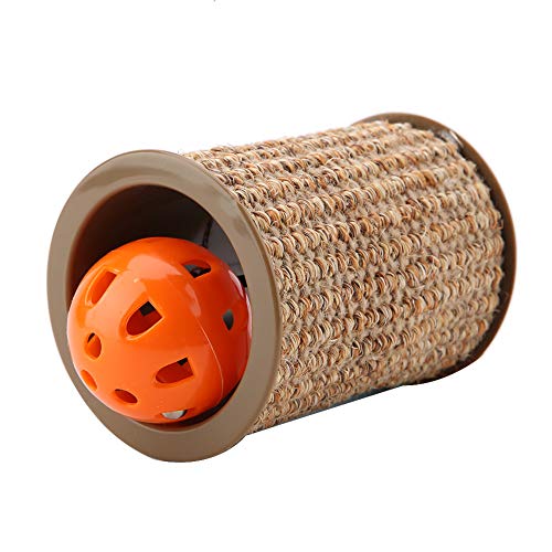 Alinory Poste rascador para Gatos de 8 x 10,3 cm Poste rascador para Gatos, Rodillo rascador para Gatos, Juguete para Gatos para el hogar, Tienda de Mascotas, Interior