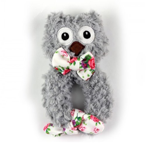 ALL FOR PAWS Juliet Peluche para Perros Búho Shabby Chic Charming, Cranberry