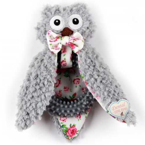 ALL FOR PAWS Peluche para Perros Ballerina Búho Shabby Chic, Cranberry