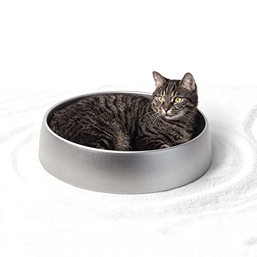 Almohadilla de Enfriamiento Gris Enfriamiento de Verano Aleación de Aluminio Estera de Enfriamiento para Mascotas Arena para Gatos Perrera para Perros